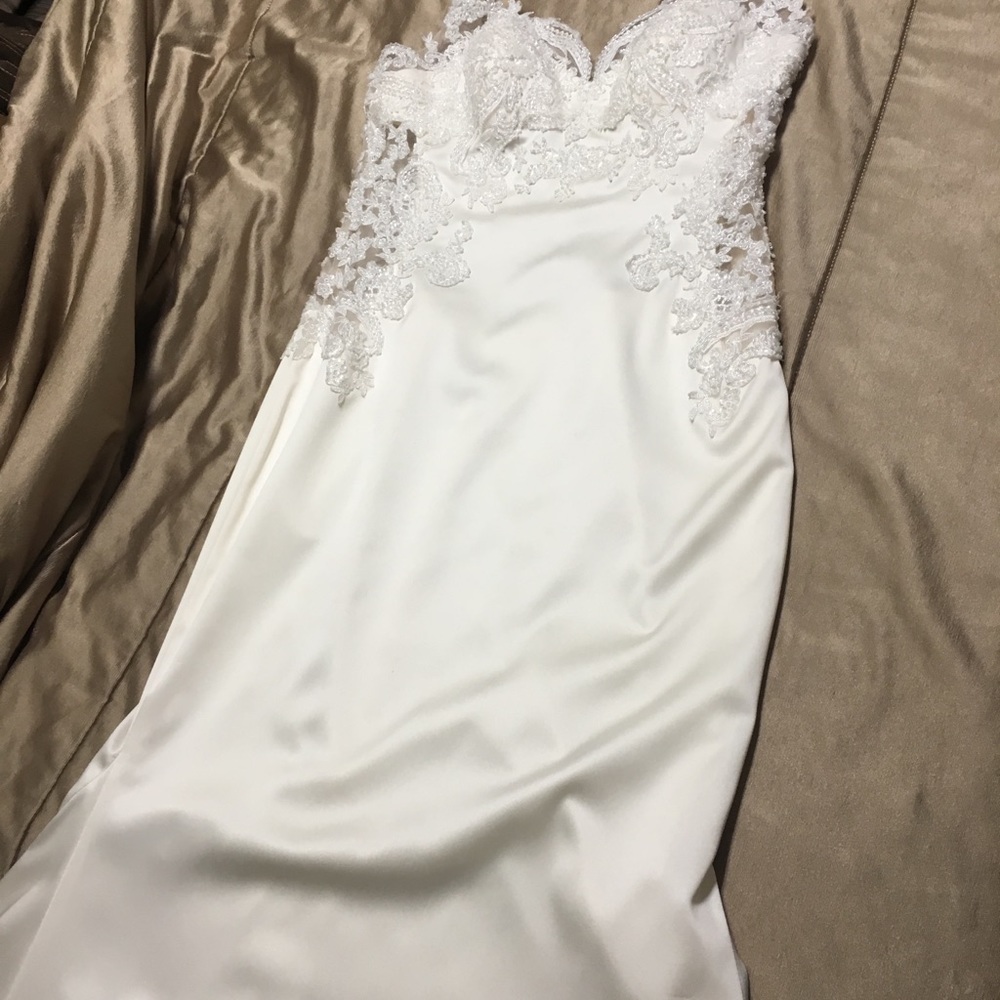 Brand New Watters Cora Wedding Dress! - Picture 5 of 6